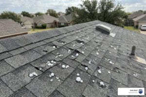hail damage roof texas
